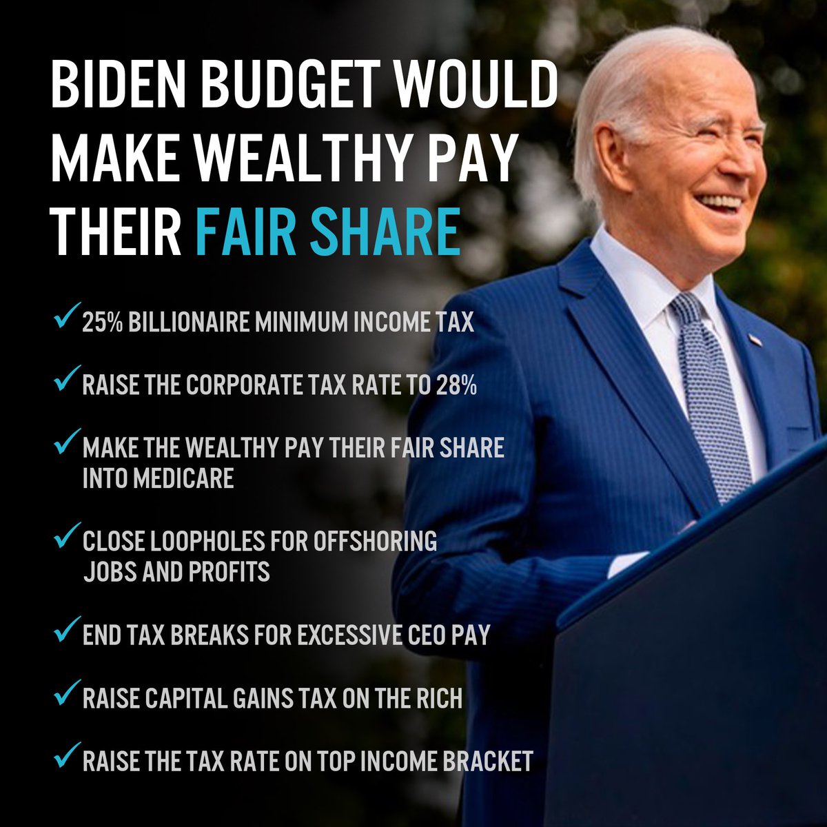 Trump is once again threatening Social Security and Medicare—all while demanding nearly $4 TRILLION more in tax cuts for the rich & corporations. Biden's budget protects & expands Social Security by making the wealthy pay their fair share. See the difference? #StopTrumpsTaxScam