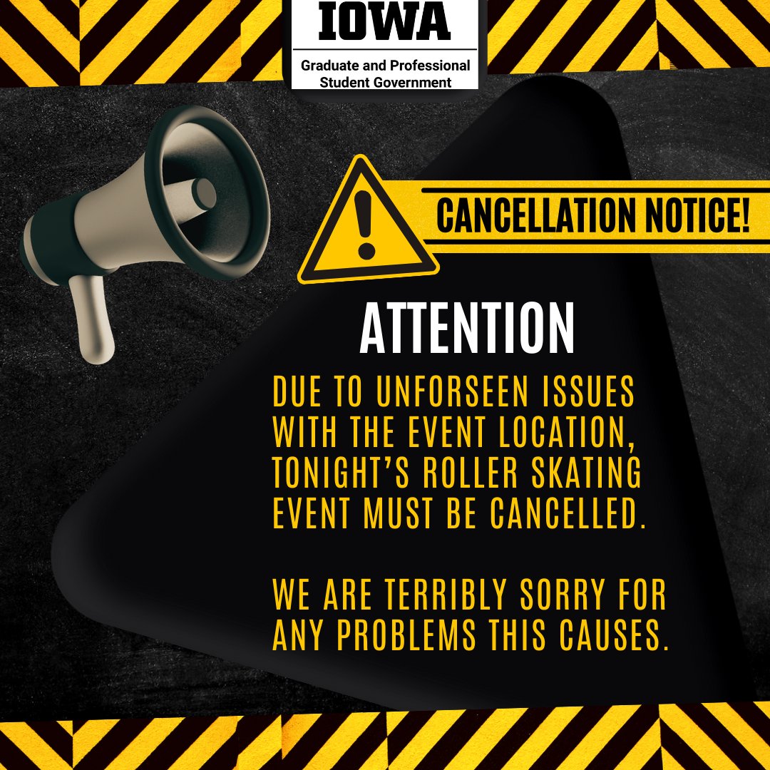 We must notify you of an unfortunate change in plans regarding the roller skating event scheduled for April 26th from 6:00 PM to 8:00 PM at the Robert A. Lee Recreation Center. Due to unforeseen staffing issues at the center, we are unable to proceed with the event as planned.