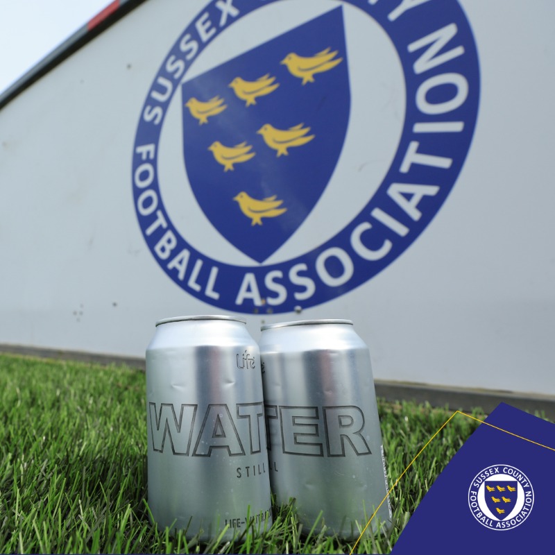 💧 Once again a big thank you to @LifeWaterUK for keeping players and match officials hydrated during our County Cup Finals! #SussexFootball⚽️