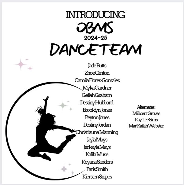 Congratulations to the 24-25 OBMS Dance Team! #theplacetOBe #OBPride #TeamDCS