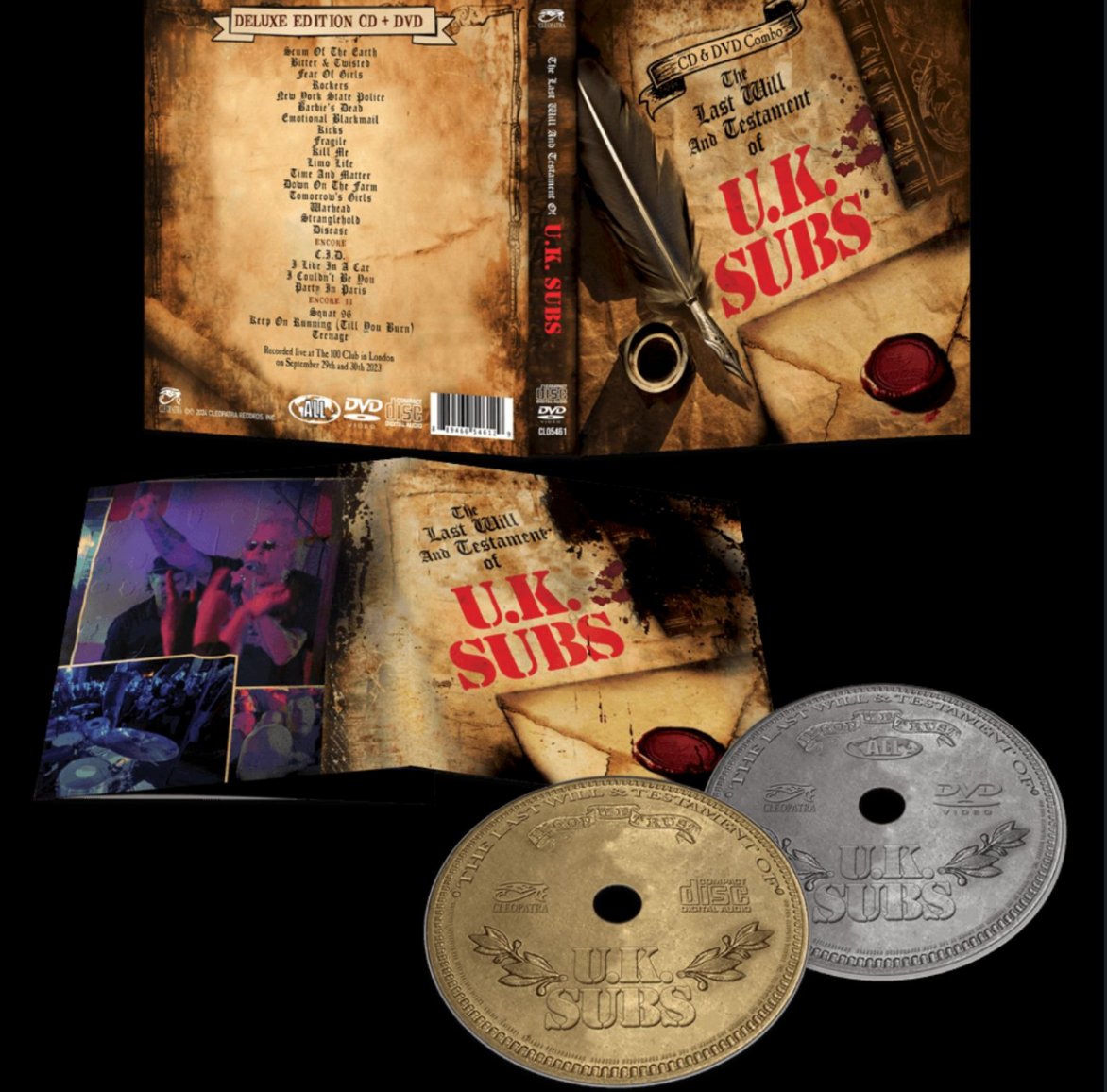 THE @UKSubs via @CleopatraRecord and @mvdentgroup 
#bluray #newreleases #uksubs #punk #music