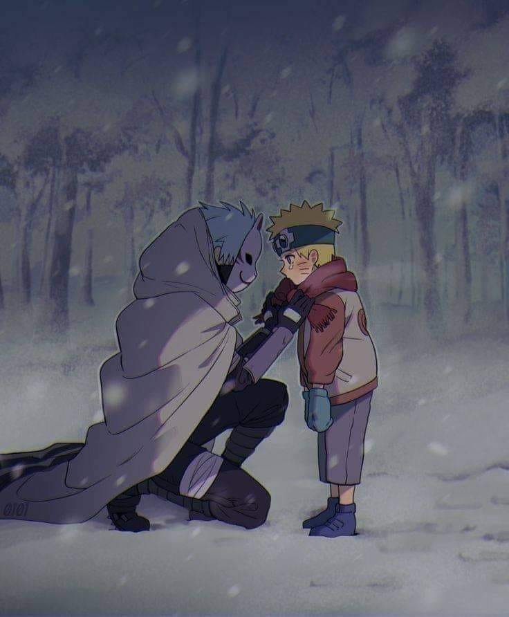 Kakashi was always there for Naruto.