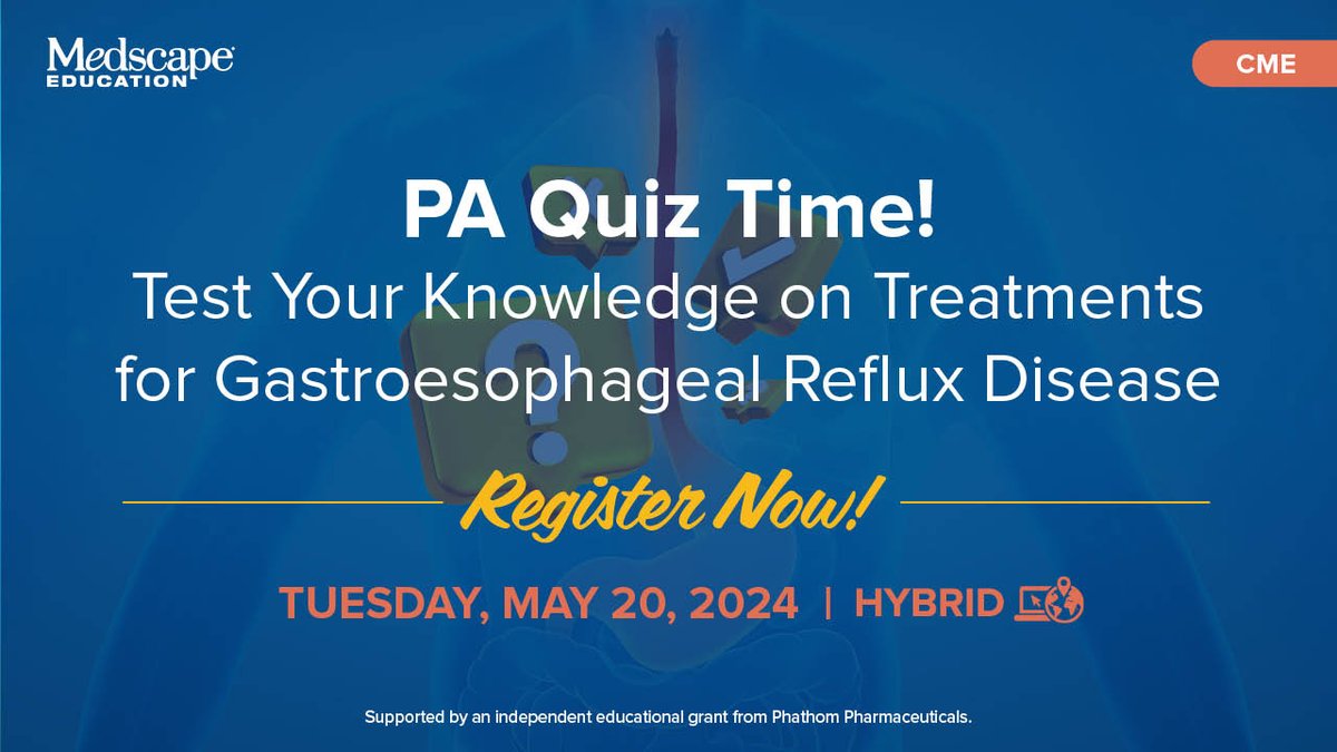Elevate GERD management! 🚀 Gain insights on new treatments, understand acid-suppressing agents, and recommend evidence-based therapies. Boost your confidence in discussing innovative GERD solutions with patients. Register now: ms.spr.ly/6014Y8Zh8