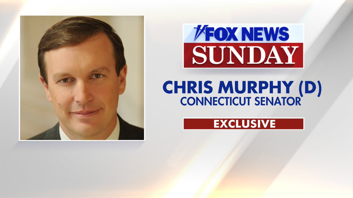 This Week on #FoxNewsSunday @ShannonBream is joined by @JDVance1 & @ChrisMurphyCT.