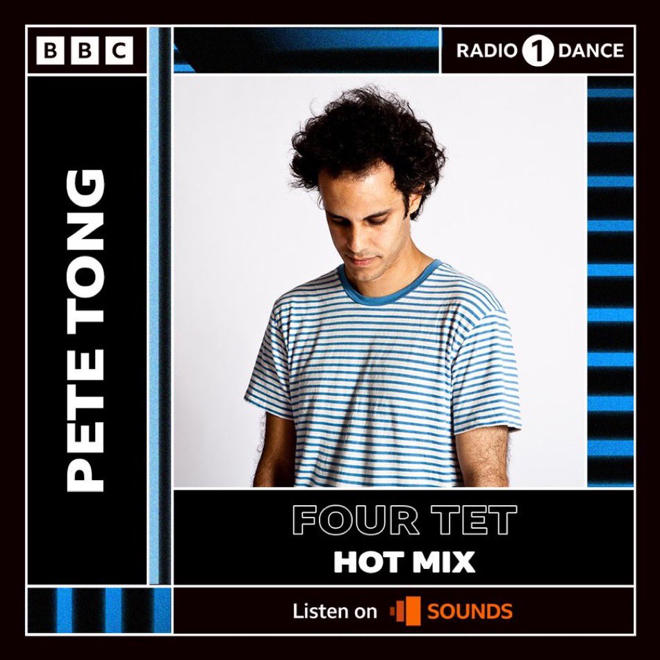 TONIGHT
@petetong brings us Four Tet’s 

‘Hot Mix’

From 10pm only on @BBCR1 

+ new music from @chrislake @SammyVirji @ChrisIDH @adassiya @undercattmusic @laurenlanemusic @TesselaMusic #Tourist ++

🔊 
bbc.co.uk/programmes/m00…