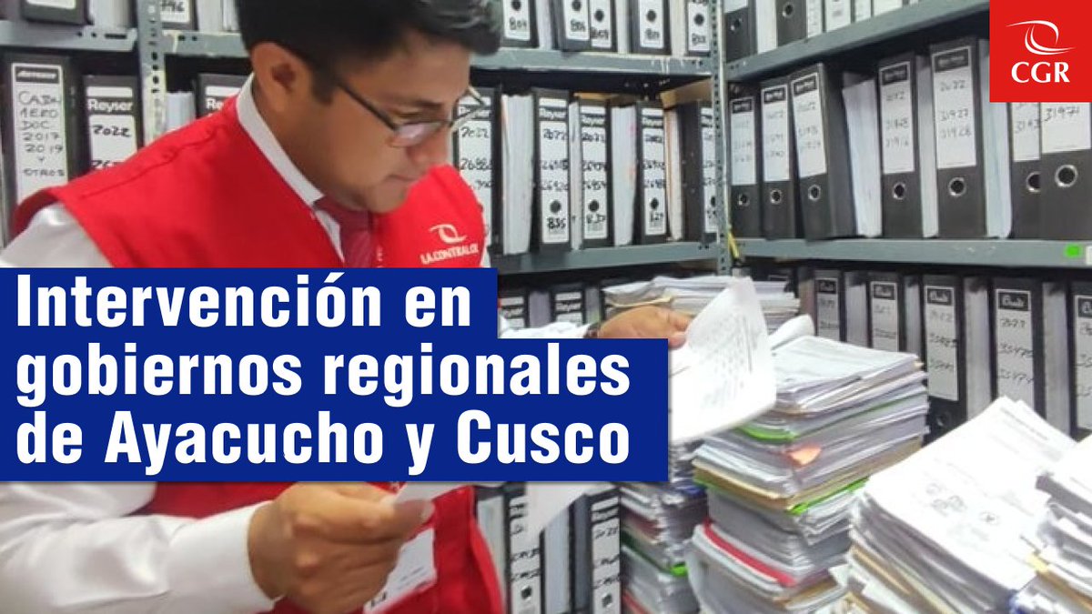 Hoy en #ContraloríaTVPerú | Intervención en gobiernos regionales de Ayacucho y Cusco por riesgos en inversiones públicas.🚨También, la importancia de transparentar información sobre consultorías contratadas por entidades públicas. Mira el programa aquí📲bit.ly/3xNlA4k