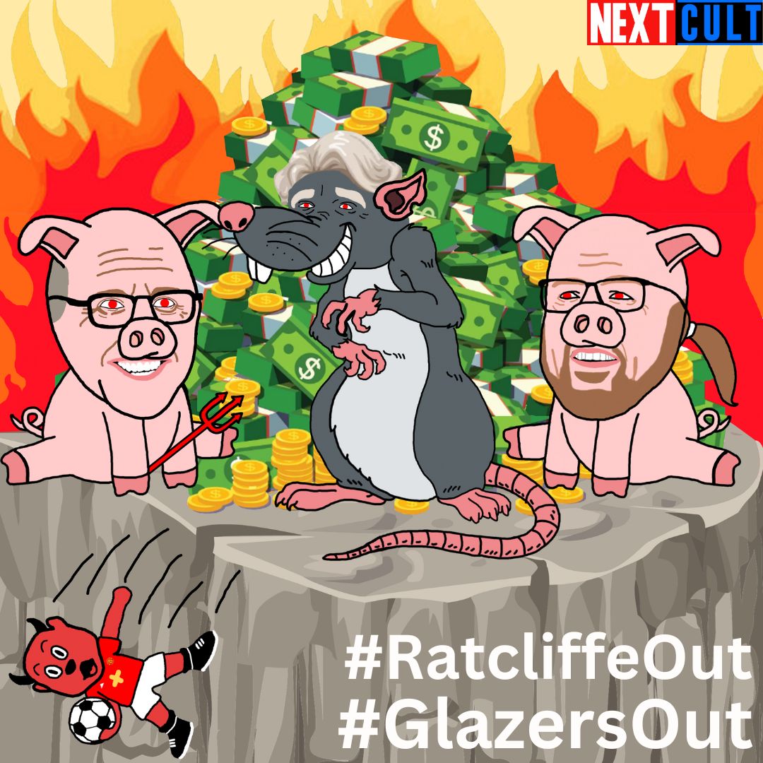Ratcliffe Out! Glazers Out!

nextcultbrand.com/products/manch…

#glazersout #ratcliffeout #fullsaleonly #manutdsale #qatarin #manchesterunited #manutd #manunited #mufc #manunitedfans #unitedstand  #reddevils#mutv #stretfordpaddock #fulltimedevils #goldbridge #unitedpeoplestv #rashford