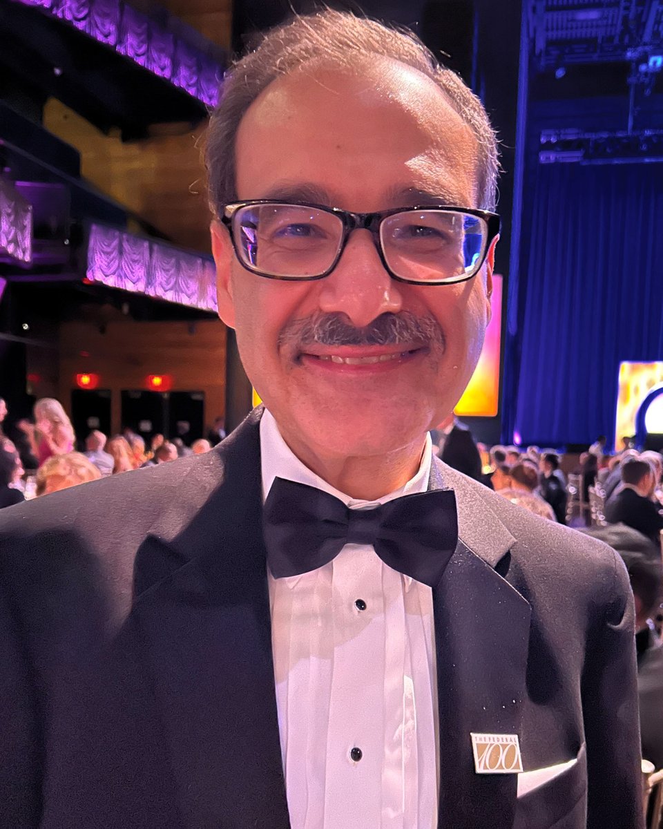 Congratulations to all #Fed100 recipients who were recognized at @GovExec’s Evening of Honors—and to #TeamMITRE VP and director of our Center for Securing the Homeland Yosry Barsoum for his leadership in cybersecurity, homeland security, election integrity, and more.