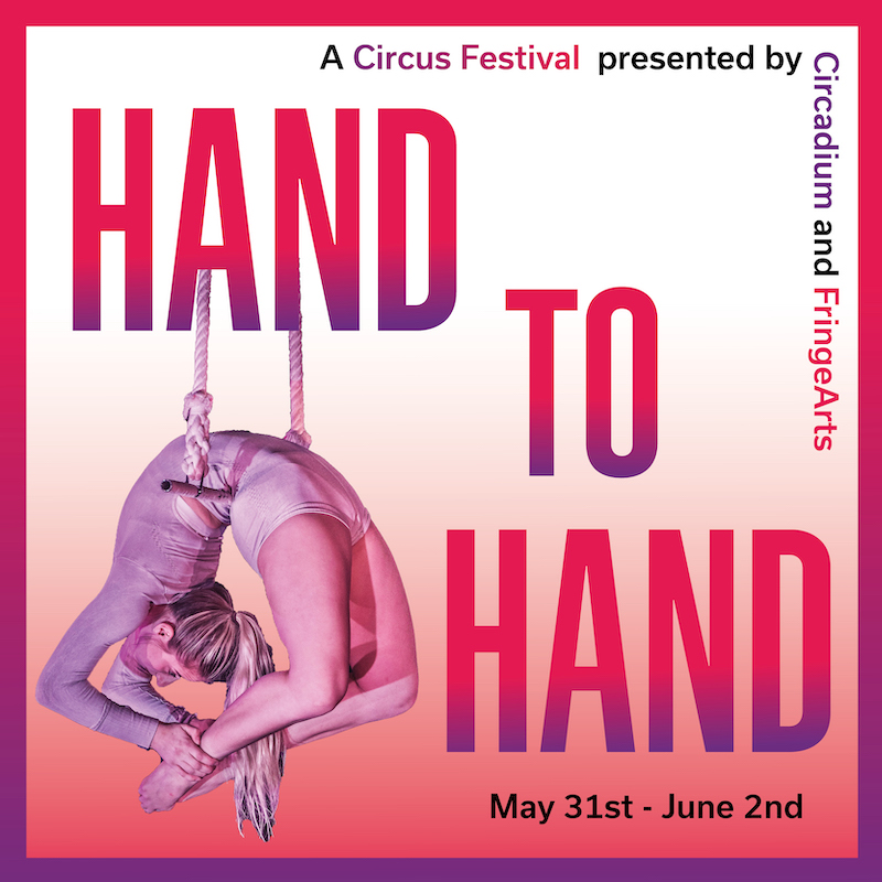 Announcing Hand to Hand 2024!

Our contemporary circus festival is back May 31st-June 2nd with a weekend full of thrilling events for all ages!

Co-presented with <a href="/circadiumschool/">Circadium</a> 

To learn more and get tickets, visit fringearts.com/h2h2024/