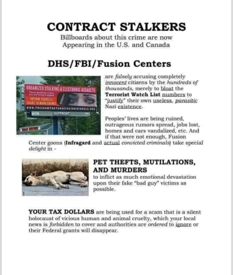 @WCJB20 The ideal INFRAGARD #Gangstalker.  

#RestoreTheFourth #STOP702 #EndQualifiedImmunity REPORTING RAPE AT #TRADERJOES will put people like this breaking into your home. I've lost count how many #TargetedIndividuals documented pet murders; ZERO DUE PROCESS?? WHERE IS PRESS...