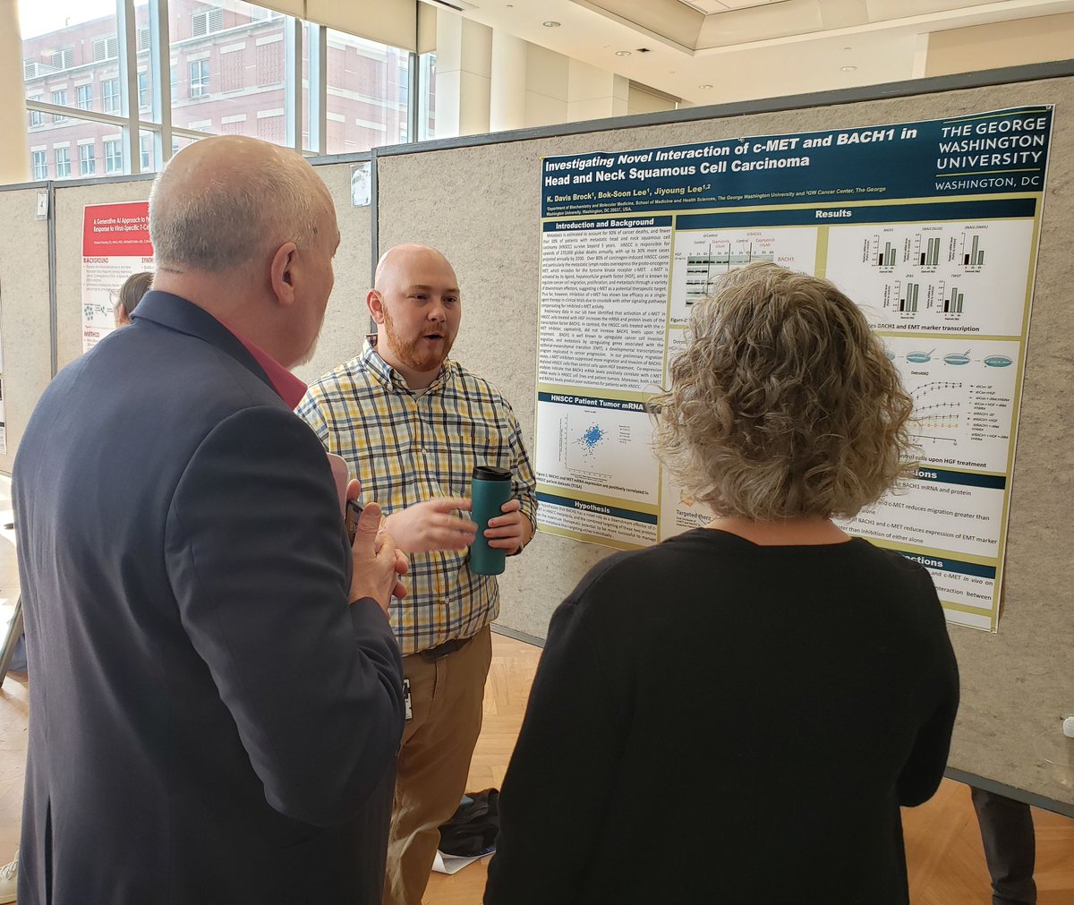 So proud of all of the incredible work on display from our #GWIBSFamily PhD students and fellow @GWSMHS community members at the 2024 Research Showcase yesterday! Special thanks to the faculty who served as judges for this annual research bonanza!