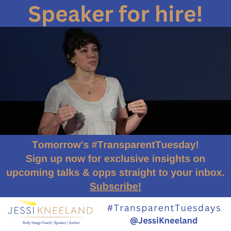 jessikneeland's tweet image. 🚨 Tomorrow's #TransparentTuesday! Sign-up now for exclusive insights on upcoming talks &amp;amp; opps straight to your inbox.
🔔 Emails are sent every Tues. @ 7 AM ET!
🔗 ​tinyurl.com/mr2tznb9

#bopo #bodyneutrality #bodyliberation #bodyimage #bodyimageissues #bodyacceptance