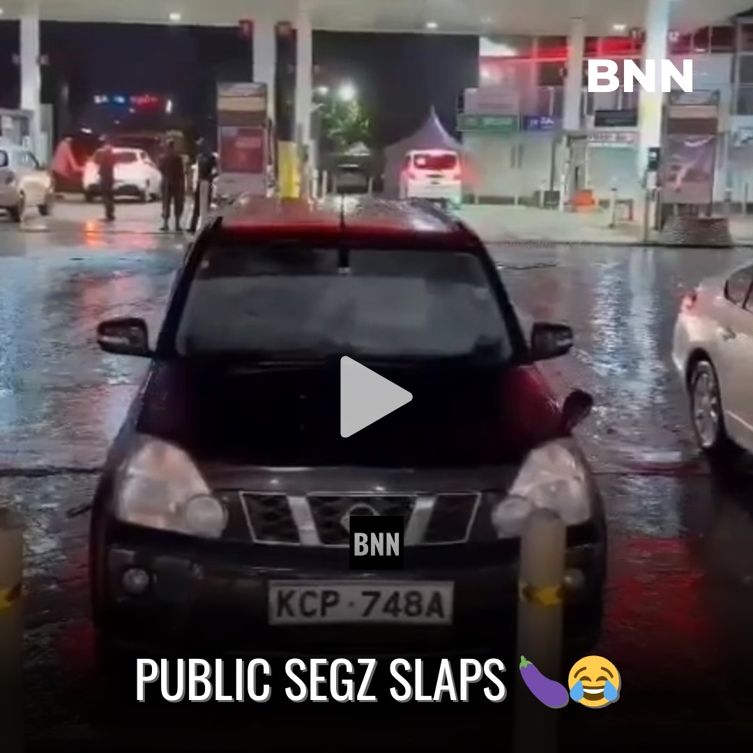 Kenyans were caught on video 📼 having segz 🍆 at a petrol station on Kiambu Road in a Nissan Xtrail 🚙. Subscribe to see the video and the horny suspects 😂 on #bnnpremium. #police 

JOIN BNN PREMIUM - t.me/bnnmpesabot