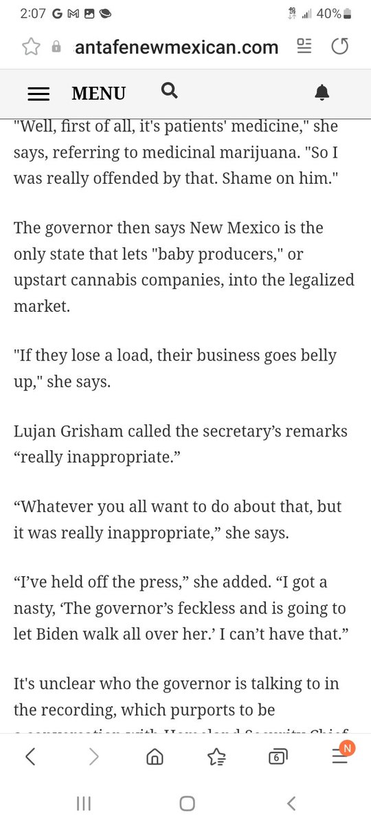 Sooooo. @GovMLG is worried about upstart marijuana companies going belly up. But she NEVER worried about restaurants & 'non-essential'  businesses going belly up during her covid lockdown. 

#nmpol