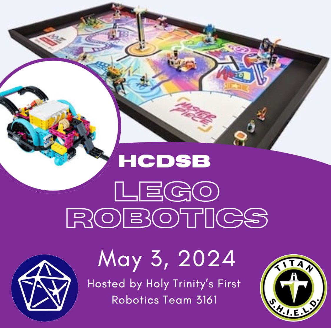 Teams across @HCDSB are preparing for our in-house Lego Robotics Tournament next week. Hosted by @HolyTrinityOak’s very own Tronic Titans @team3161! We can’t wait.