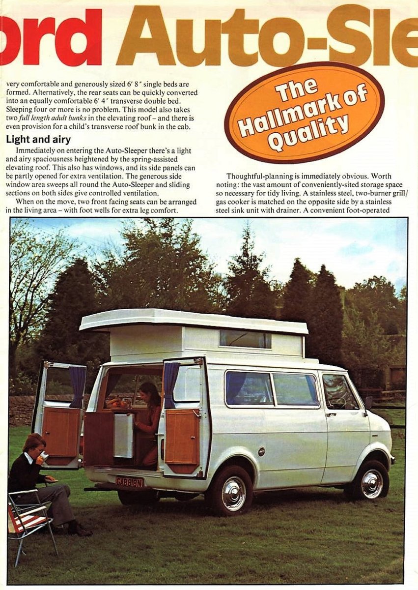 Bedford Auto Sleeper Brochure 1975.

#automobiles #vintage