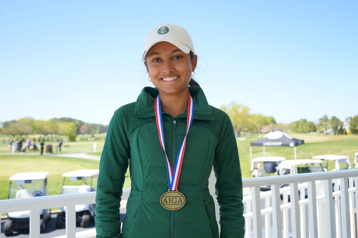 Lily Patel leaves with the gold 🏅 Patel (+1) earns qualifier medalist honors at the #PreRehoboth!