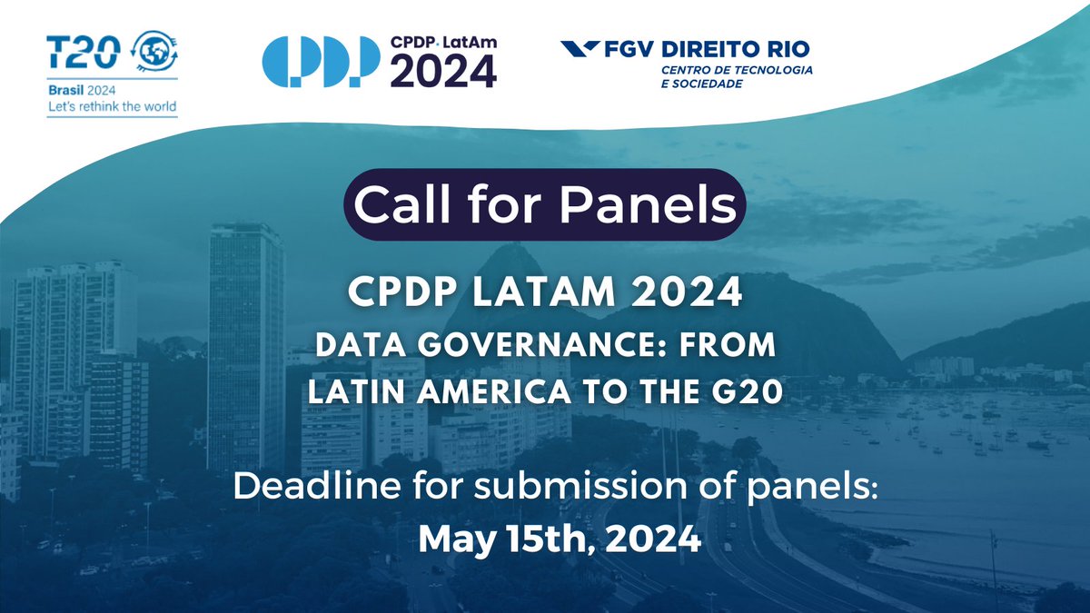 📌We announce that the deadline for the panel call of #CPDPlatam2024 has been extended!