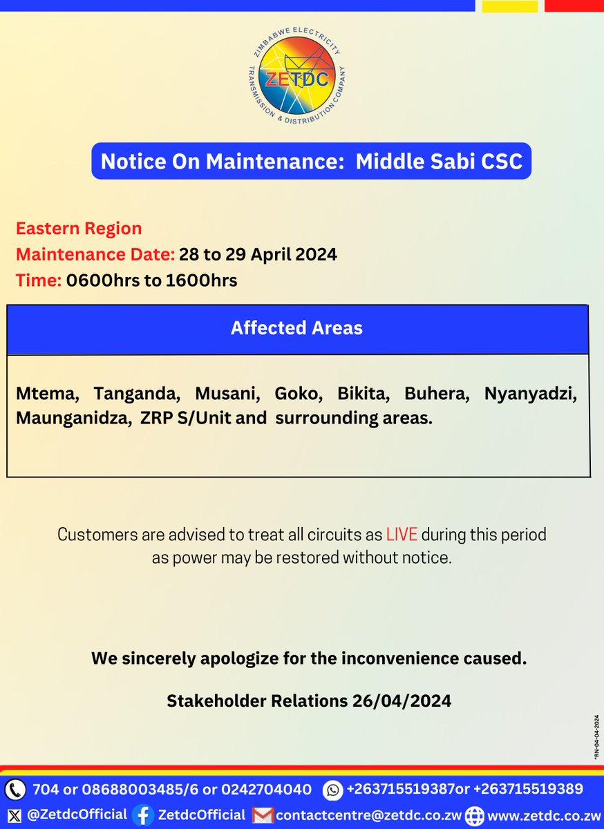 #NoticeOnMaintenance
#MiddleSabiNetwork