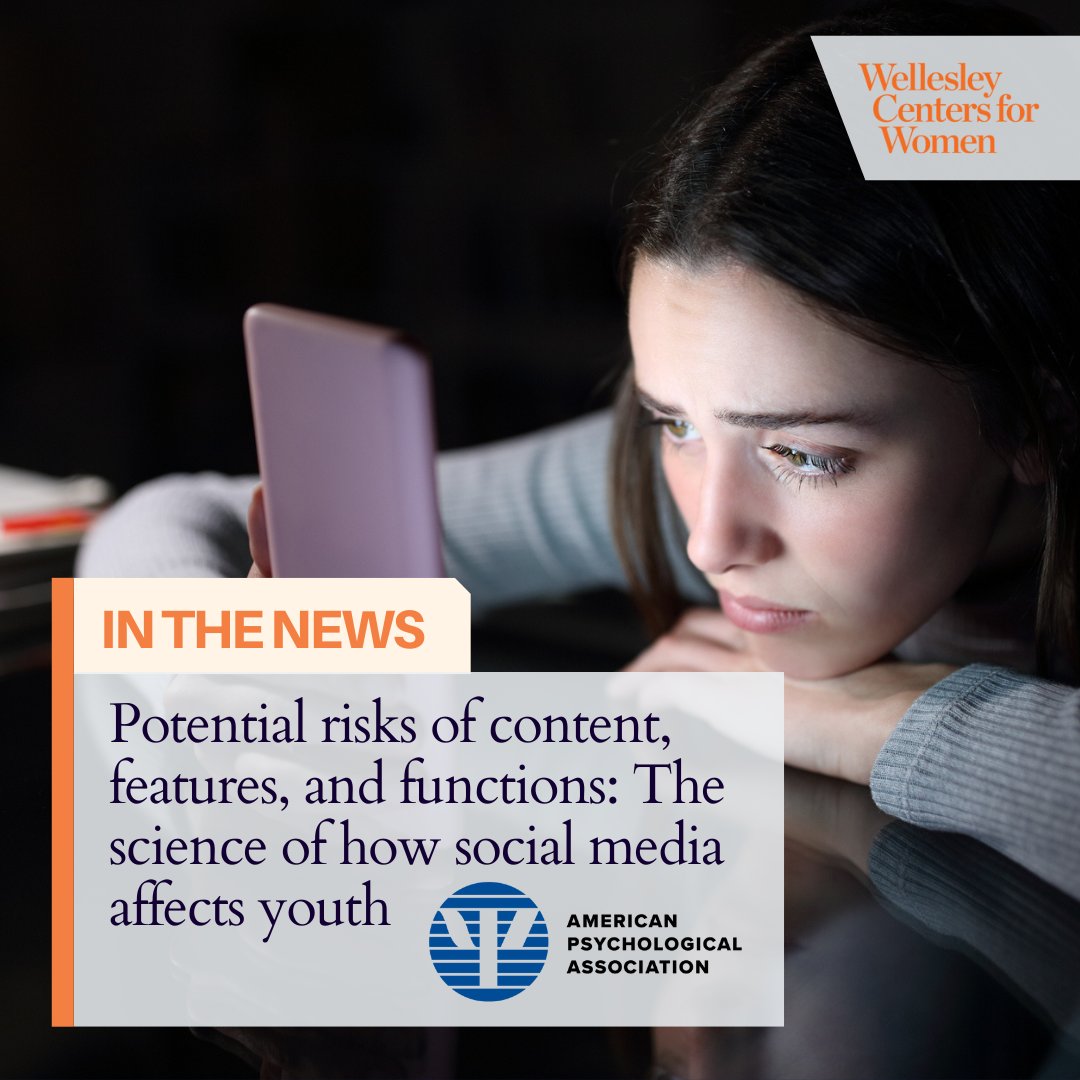 WCW Senior Research Scientist Linda Charmaraman contributed her expertise to the @APA's follow-up report on their 2023 health advisory on adolescent social media use. Read the report here: apa.org/topics/social-…