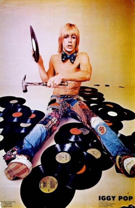 Like if this is you every weekend. #iggypop #vinyl #records