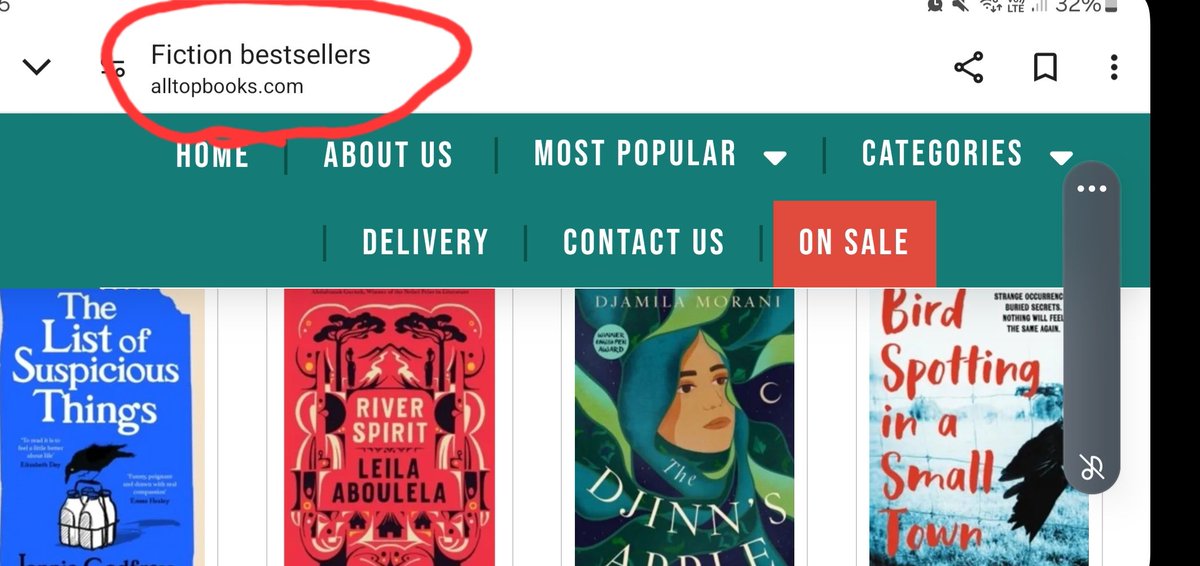 Never thought Bird Spotting would be on a best-selling list with @jennieg_author's The List of Suspicious Things, but apparently it is in this shop :)😀 😍🤩🤪#readerscommunity #readingforpleasure #reading #bookshop #BookTwitter #booklovers #bookshop #bookseller