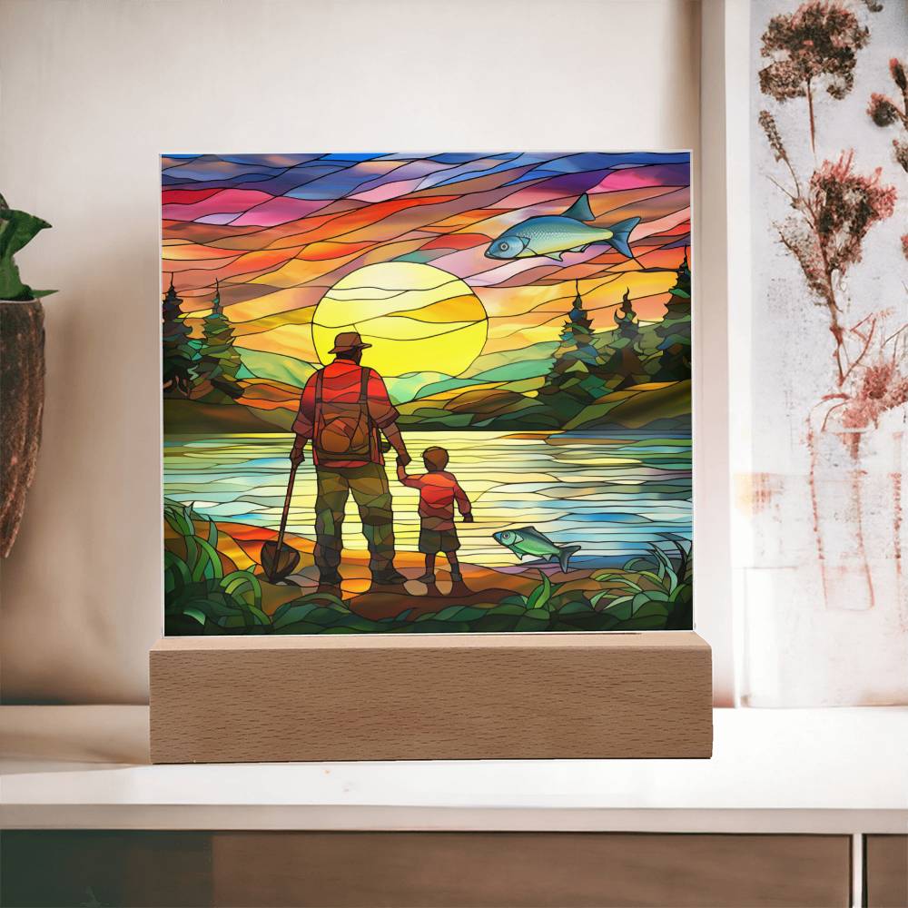 'Capture the joy of father-son fishing trips with our acrylic plaque! 🎣💙 #FathersDay #GiftForDad #FamilyMemories'

printsbynatehart.com/collections/da…