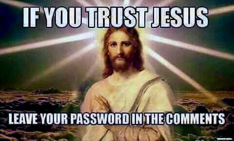 Do you trust Jesus?