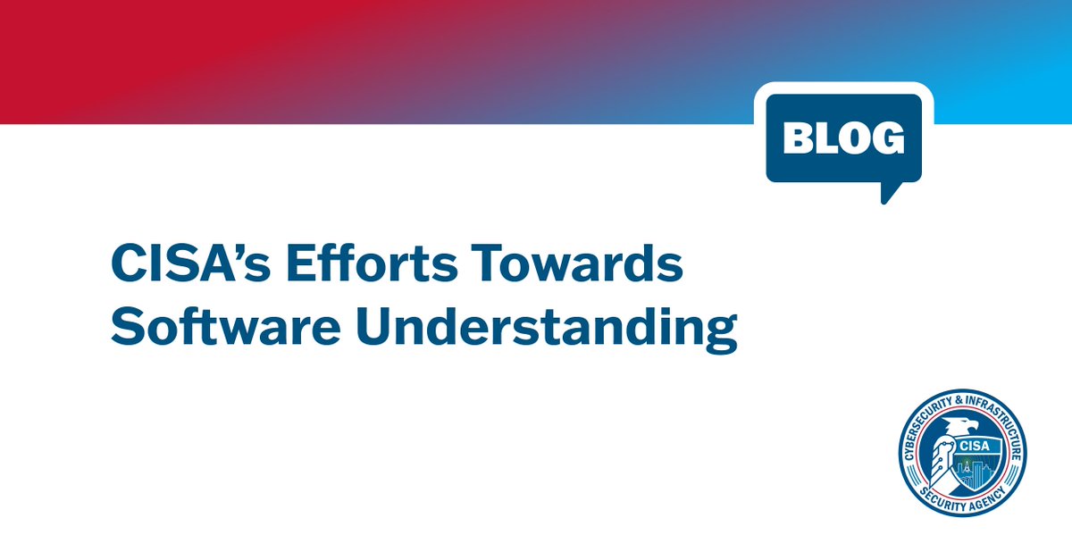 Software Understanding seeks to help software developers build products that are #SecureByDesign by understanding the software’s potential before it hits the market.  go.dhs.gov/Jty