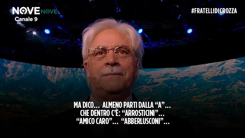 Abbiamo capito qual è la lettera preferita di #CrozzaRazzi…😅 #FratelliDiCrozza