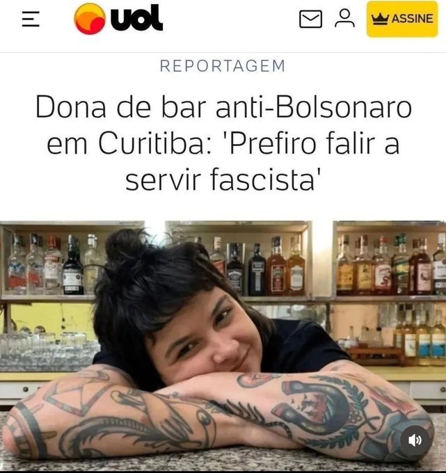 Vamos ajudar?? Alguém sabe o nome do bar?