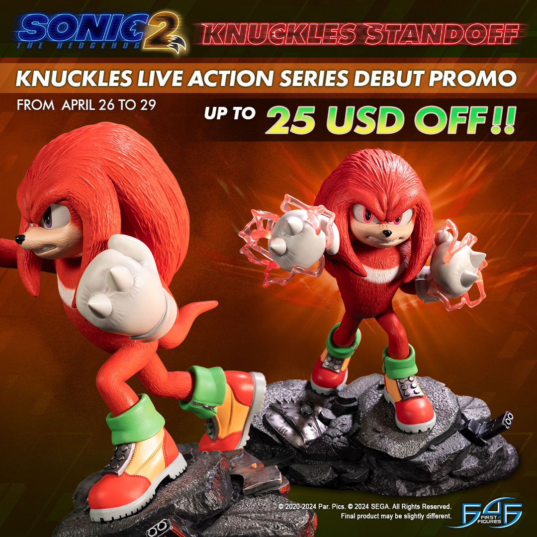 *LIMITED-TIME OFFER* 
KNUCKLES (Statue)👊💥 
▶️(bit.ly/4aB9MjI)

#First4Figures #F4F #Sega #SonicTheHedgehog #SonicTheHedgehog2 #KnucklesTheEchidna #ParamountPlus