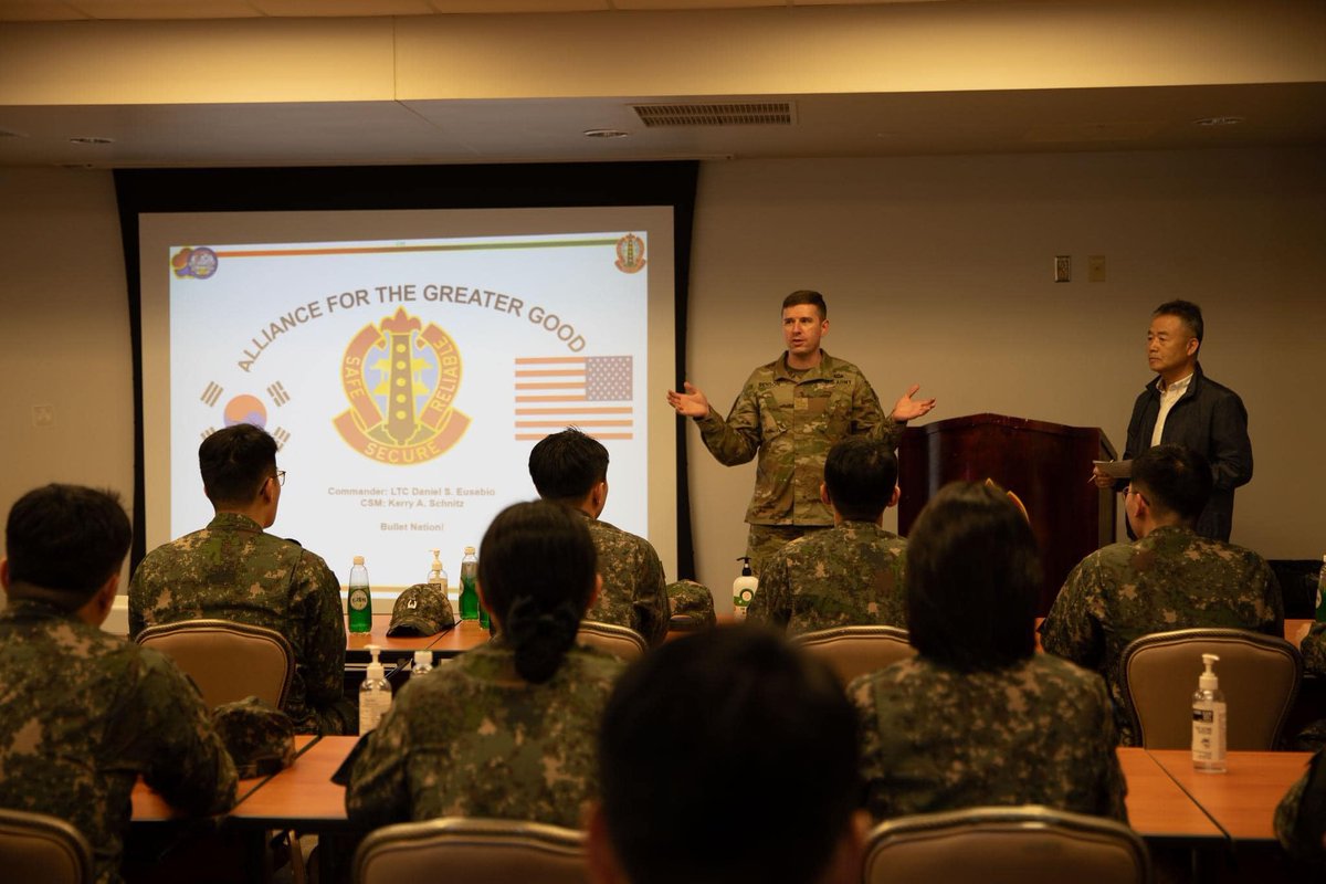 Ordnance Department students from the Republic of Korean Army - ROK Army's Consolidated Logistics School recently visited the 6th Ordnance Battalion of the U.S. Army Materiel Support Command - Korea for their Officer Basic Course.