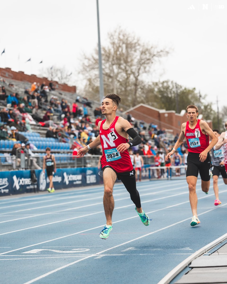 wave that flag!! Niko Schultz won the 800m with a time of 1:48.46!