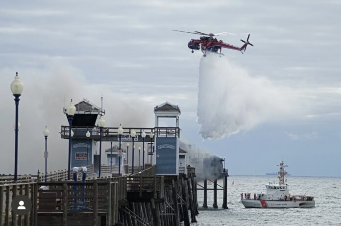 🚁 Grateful we were able to play a role in helping to protect the #OceansidePier alongside our incredible regional partners. Thank you to our first responder partners for working tirelessly to keep our communities safe. #TogetherWeServe

📸: @TheOsiderMag