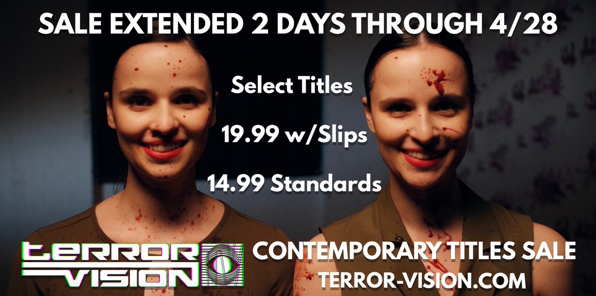 We are extending our Contemporary Sale through Sunday, April 28th & doing a #giveaway to say thanks to all who have made this week a big success! For a chance to win a $50 Terror Vision gift card, FOLLOW US, LIKE THIS POST and RETWEET IT! The winner will be announced on Tuesday