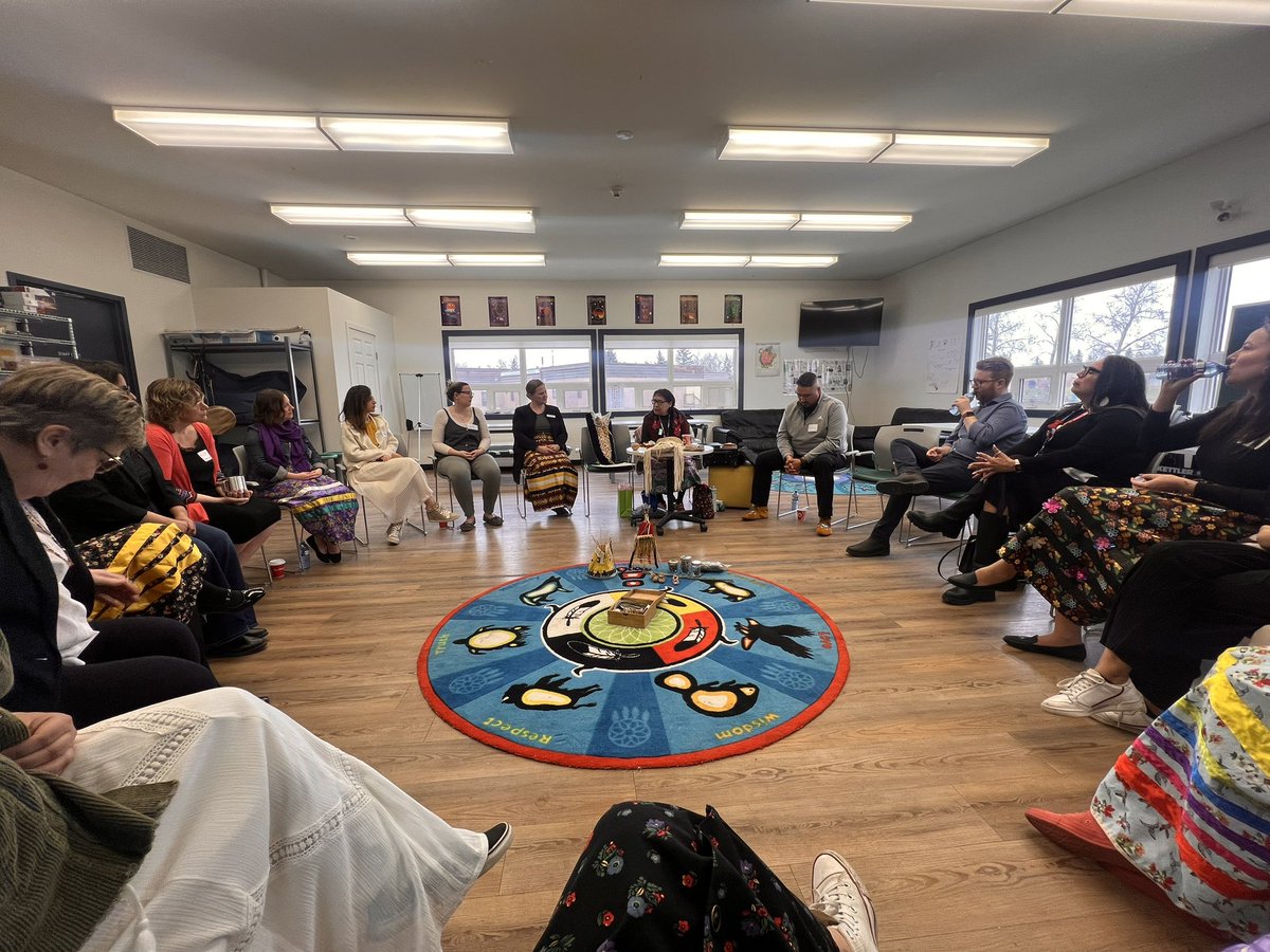 We’re so grateful to have gathered this morning in circle for a smudge workshop with Elder Wanda First Rider. She provided us with teachings about teepees, the importance of the numbers 4 and 7, the purpose of smudge and helped remind us that even in work that can be very…