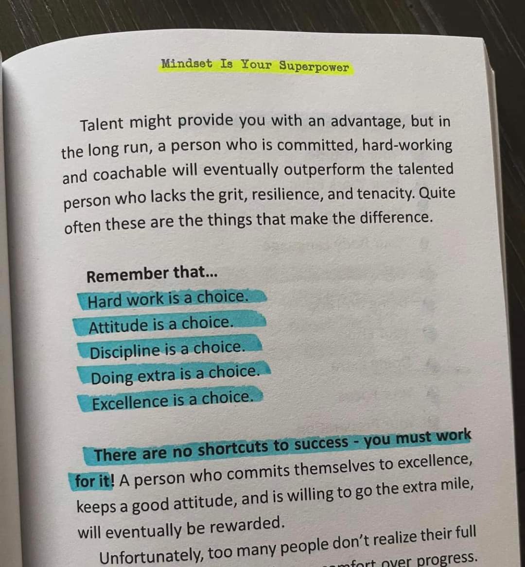 Mindset is your superpower