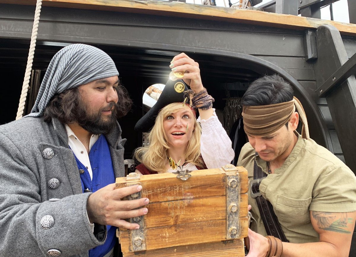 Are you ready to get out on the water and live the life of a pirate with @sdmaritime ? ⚓🏴‍☠️ Their scurvy band of pirates are heading out for another upcoming adventure this May 18 for two 90-minute performances of BOARDED! Visit sdmaritime.org/visit/on-the-w… for more information