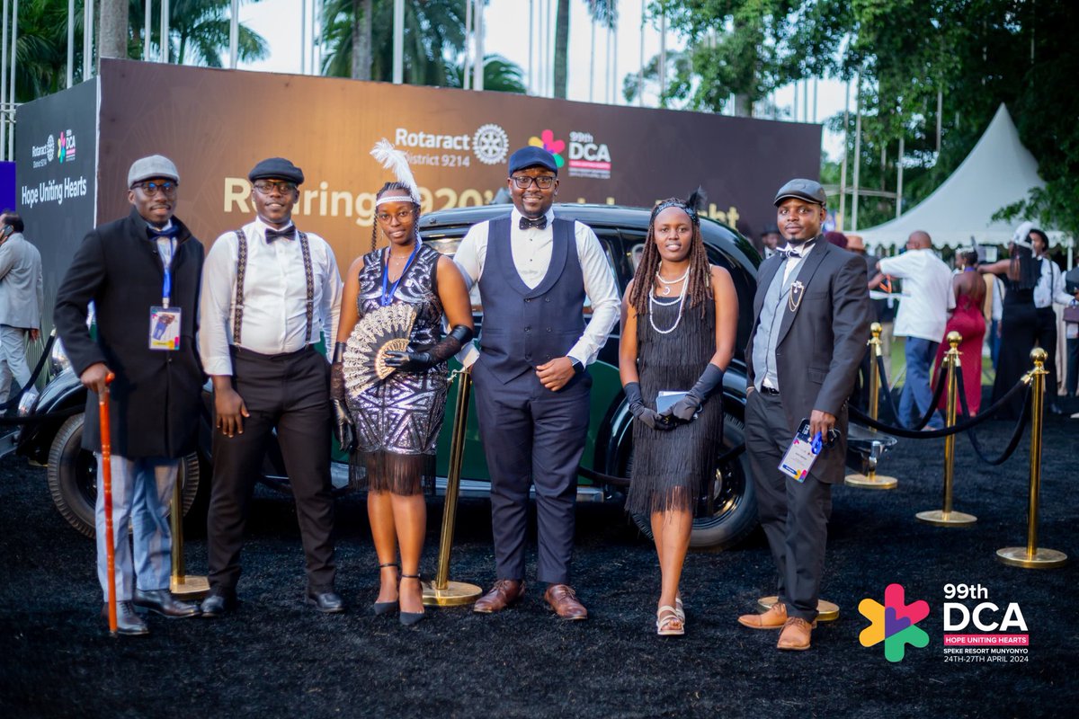 RCTmakindyeWest's tweet photo. Our Gallant team has represented in the Honcho Way at the ongoing #99thDCA Rotaract Night.
We are Regal, Legit and shine brightest like a Diamond.
Our President, PE and PN are a fashion to copy.
#Rotary 
#Rotaract https://t.co/8RuTfaUNdk