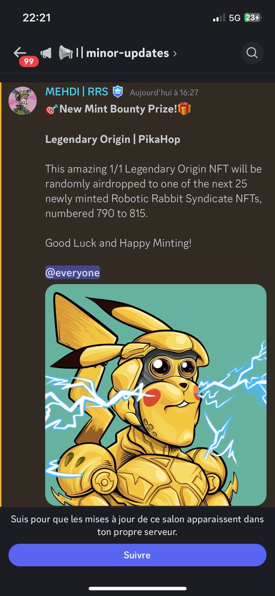 xbalek78's tweet image. This Rabbit is fucking BADASS as Pikachu and it's possible to own him without too much effort 😏⚡️
MINT and you'll be... 🧹🧹
#RRS #PikaPika 🟡