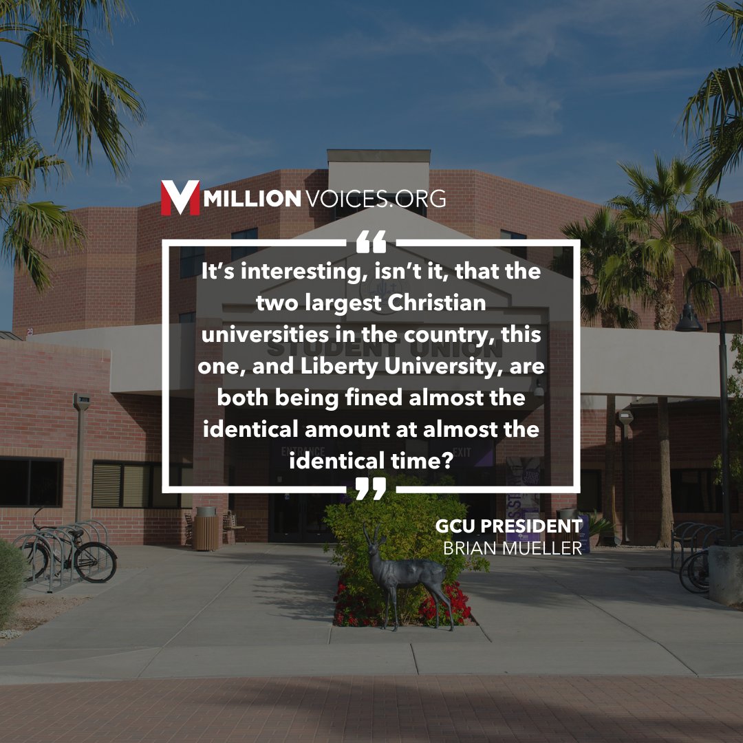 Did you hear? Christian University's Fight With Federal Government. CHANGE YOUR WORLD: millionvoices.org/contact-your-r…… AND VOTE IN THE UPCOMING ELECTION! READ MORE: millionvoices.org/christian-univ…… #christianity #government #UniversityLife #collegelife #MillionVoices
