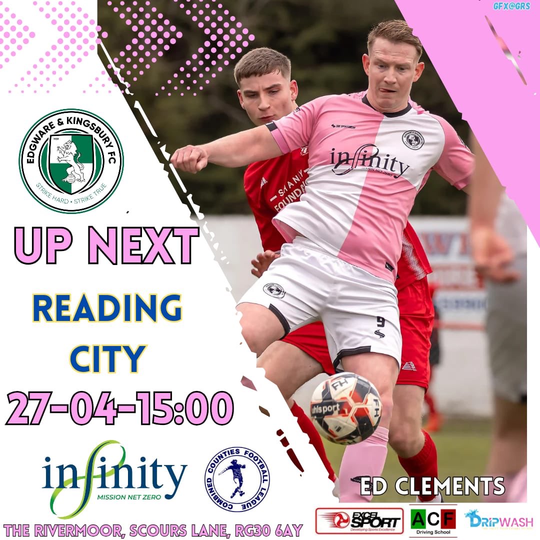 We travel to Reading City tomorrow for the final game of the season We require at most 1pt to secure our status in the current division for next season against an opposition looking to secure a playoffs position. COYWs!