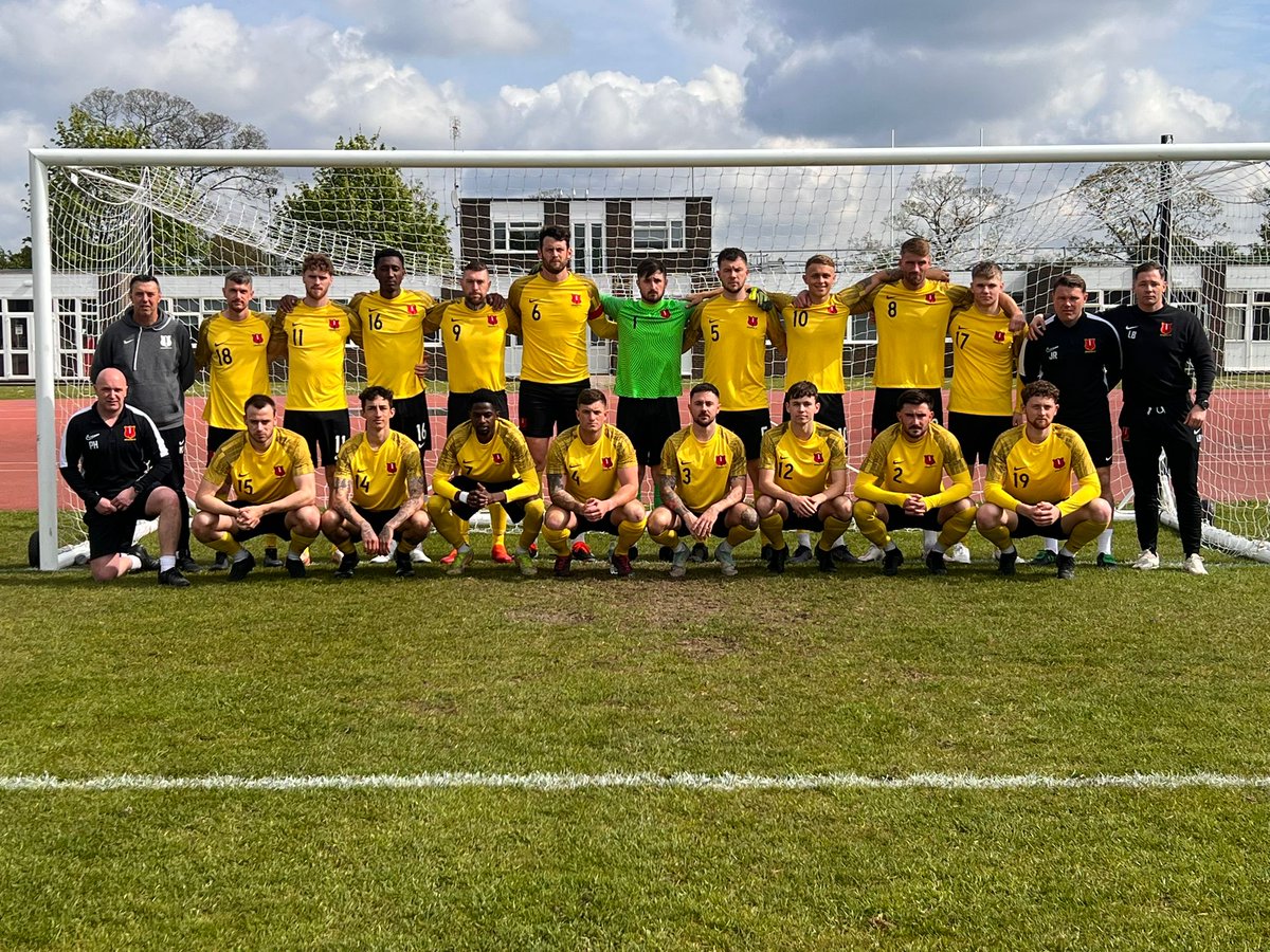 What a result this has been, against a very strong and well drilled Royal Engineers team we ran out 1-0 in the end. A very close contested game. Goal scored by Ogden ⚽ MOTM Crawford 🏆 What a team and what a season it's been.