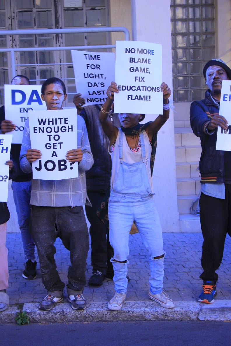 'Some 600,000 people will lose their jobs because they don't have the right skin colour or because they live and work in the wrong regions,' said the DA leader John Steenhuisen 2022. #notWhiteEnough