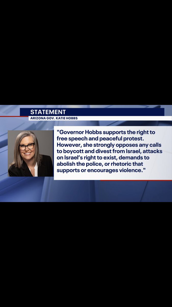 Statement from @GovernorHobbs