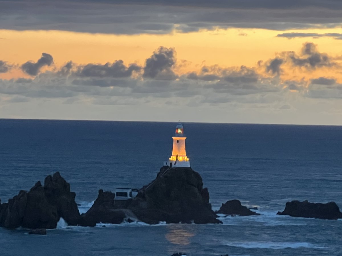 The Corbière Lighthouse - lit up to celebrate 150 years 🇯🇪 

#JerseyCI