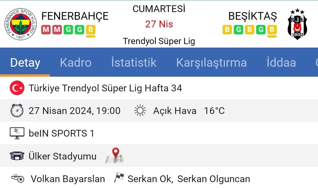 Türk futbol tarihinin en önemsiz maçı.