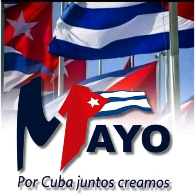 Buenas tardes #Cuba #ProvinciaGranma  #MunicipioMediaLuna todos a desfilar este #PrimeroDeMayo con #GenteQueSuman para #QueNadieQuedeAtrás y entre todos gritar ¡ABAJO EL BLOQUEO! Junto a @DiazCanelB @DrRobertoMOjeda @MeyvisEstevezE @YudelkisOrtizB @AliuskaJerez 
@yaritzajerez_