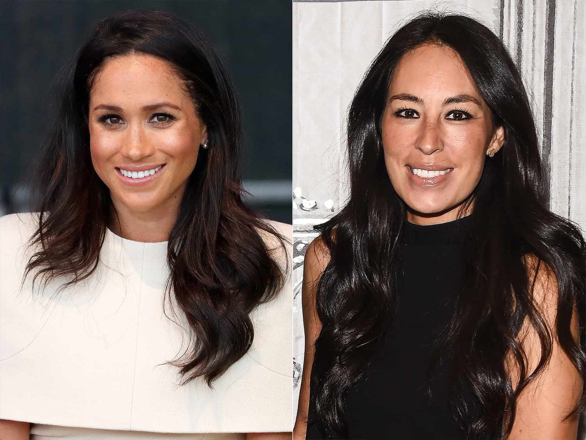 Y’all I was at target with my friend last night and we were in the homegoods section and she goes when did Meghan Markle come out with a Target line, and Im like huh? So I walk over and look at the poster. Y’all she thought Joanna Gaines was Meghan Markle. In her defense though…